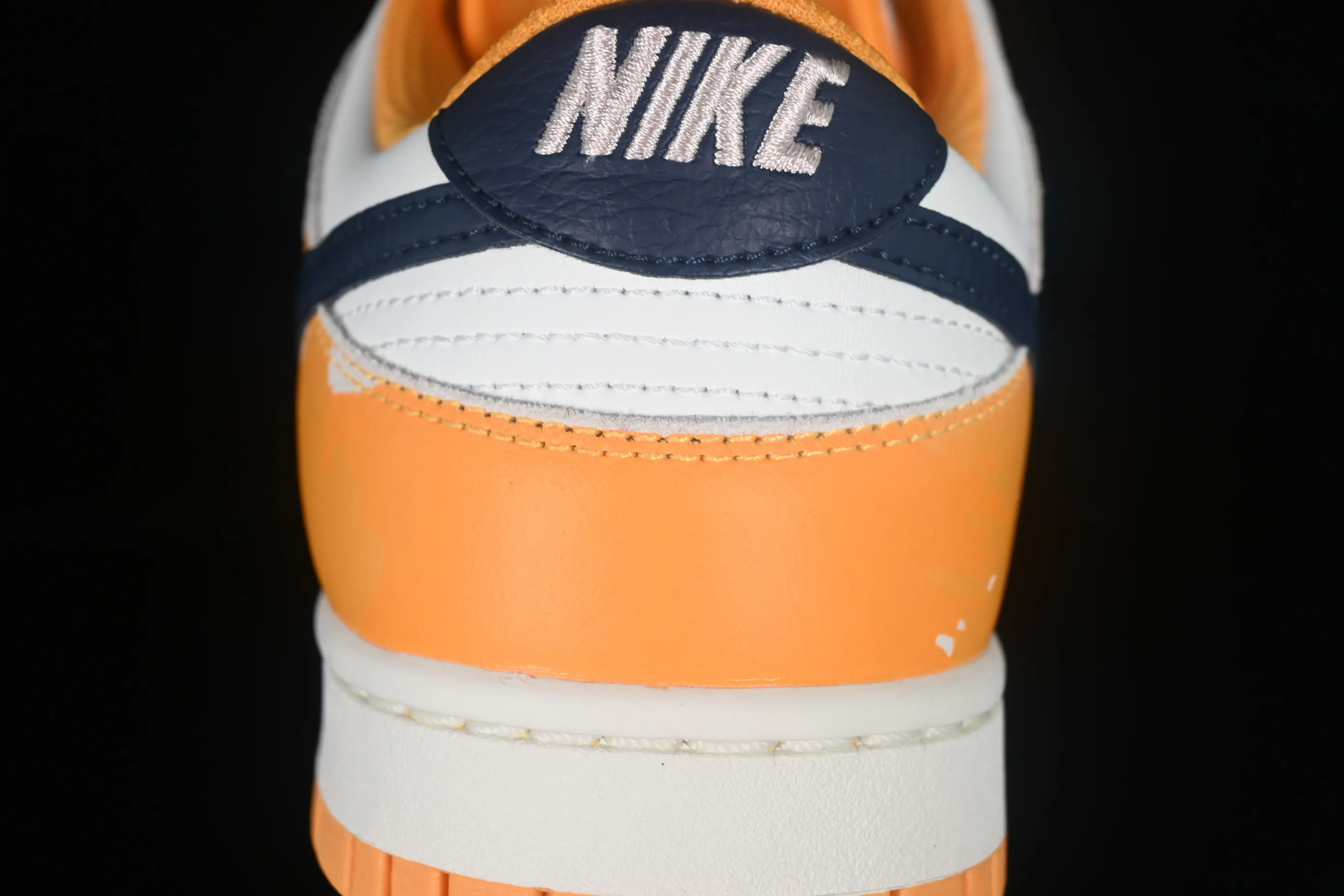All categories Nk SB Dunk series Nk SB Dunk Low low-top sneakers Nk Dunk Low "Wear and Tear" distressed white orange SB low-top sports and leisure sneakers FN3418-100